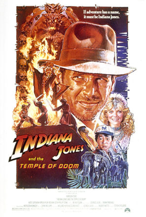Indiana Jones and the Temple of Doom (1984) Movie Poster
