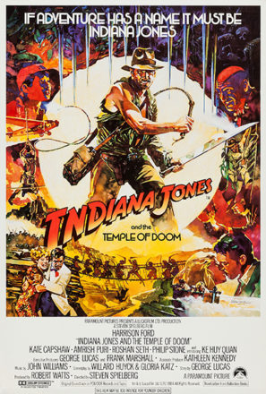 Indiana Jones and the Temple of Doom (1984) Movie Poster